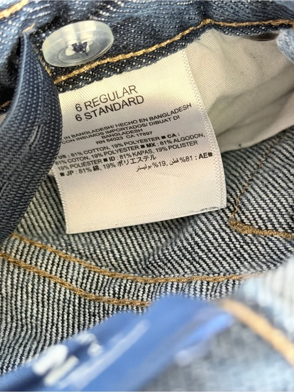Old Navy Boys Blue Straight-Leg Jeans